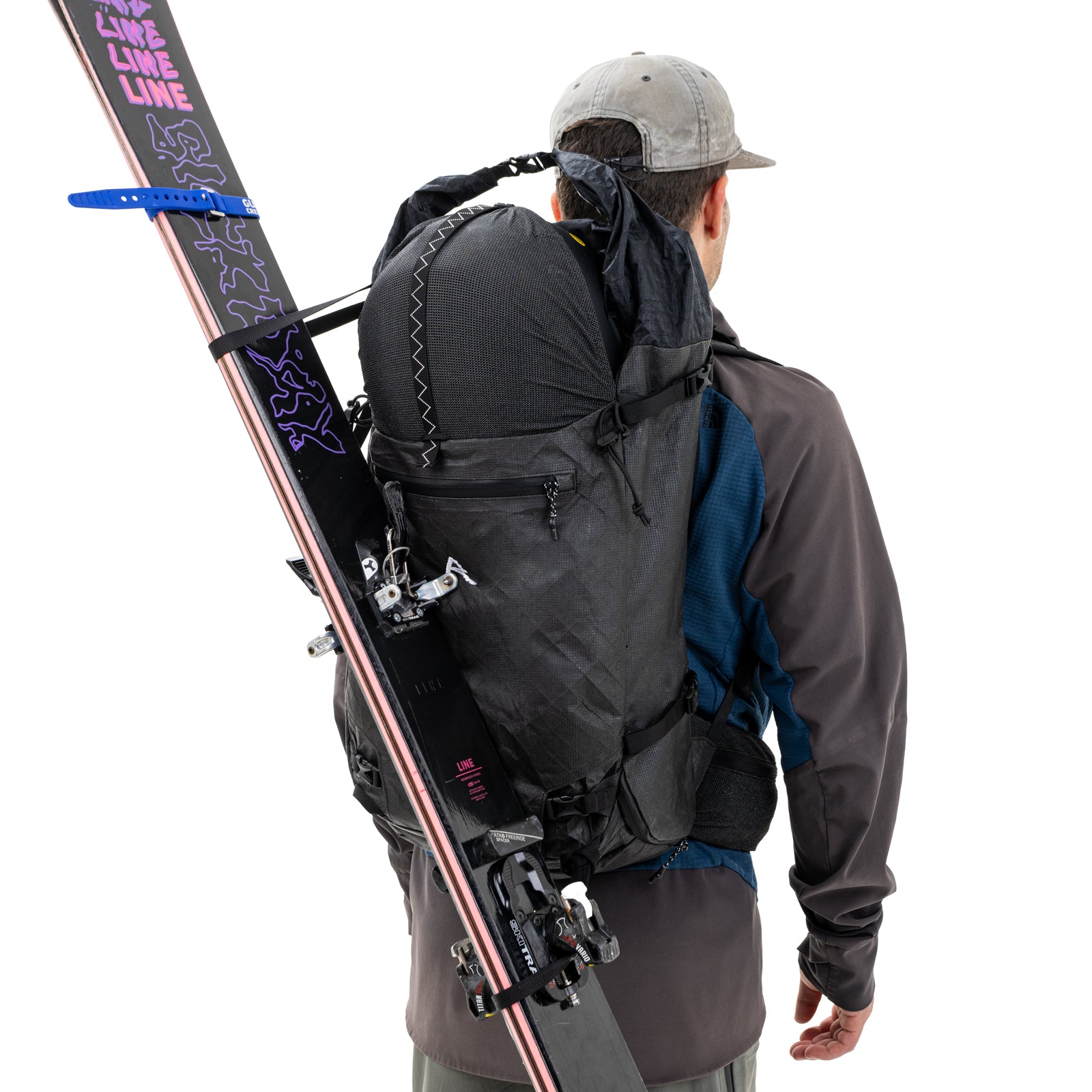 Ski Mountaineering Diagonal Ski Carry Backpack LF 30L