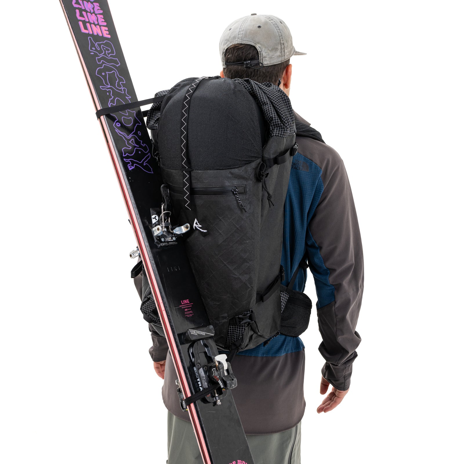 strap snowboard to patagonia backpack Alpine Dump ski mountaineering pack resistant exterior Snowboard Backcountry Backpacks Patagonia PowSlayer